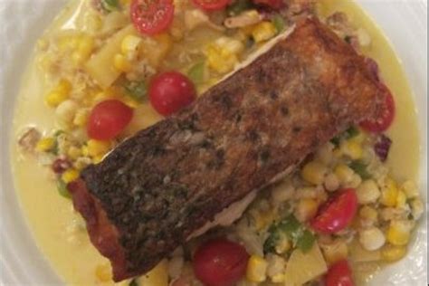 Cooking Off The Cuff Striped Bass And Corn Chowder Huffpost