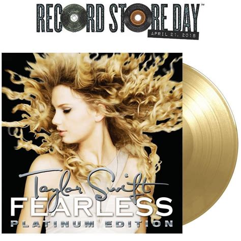 Taylor Swift Fearless Platinum Edition Double Gold Vinyl Lp Album Us