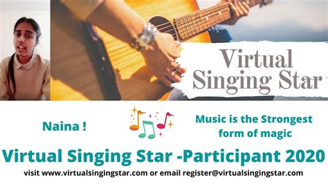 Naina Virtual Singing Star 2020 Participant Online Singing