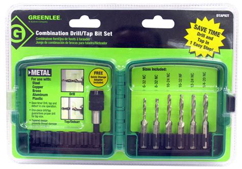 Greenlee Dtapkit 6pc Drilltap Set 6 32 To 14 20 Springfield Electric