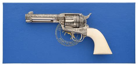 Michael Dubber Engraved Colt 3rd Gen Single Action Army With Box Rock