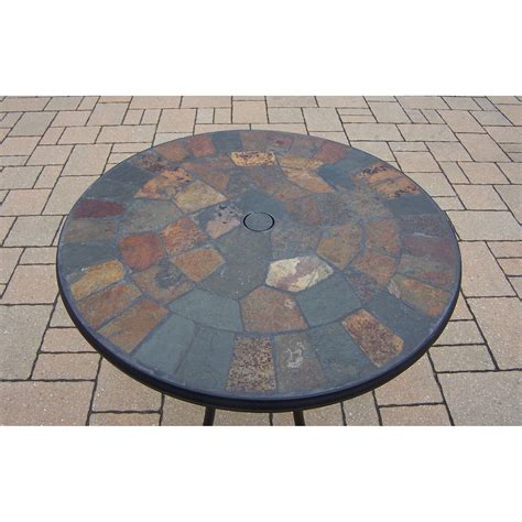 Oakland Living Stone Art Bistro Table And Reviews Wayfair