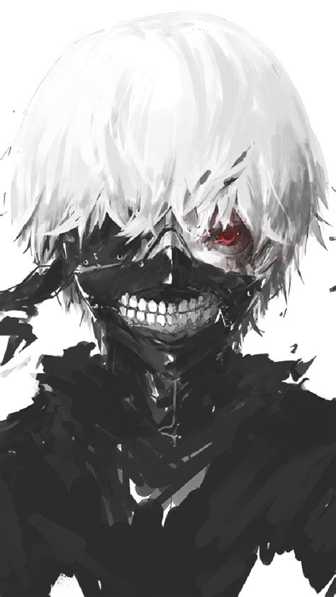 Экшен, драма, сейнен, ужасы, мистика озвучка: Download Wallpaper Hd Anime Tokyo Ghoul Android PNG - jasmanime