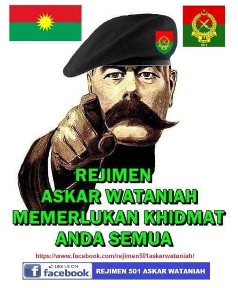 The rejimen askar wataniah (territorial army regiment) is the military reserve force of the malaysian army. TERKINI| PENGAMBILAN ANGGOTA ASKAR WATANIAH TAHUN 2021 ...