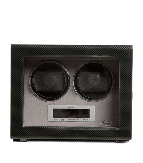 Rapport London Black Formula Double Watch Winder Harrods Uk