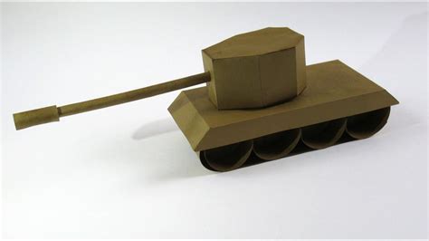 Easy Papercraft Tank Template