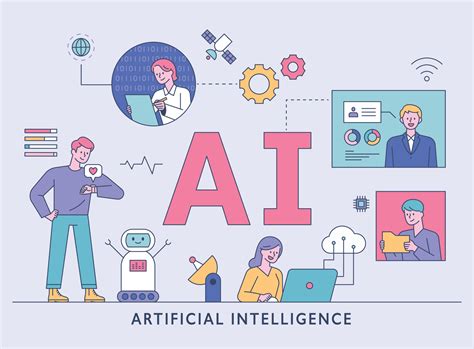 Artificial Intelligence Lifestyle Users And Scientists Exchange