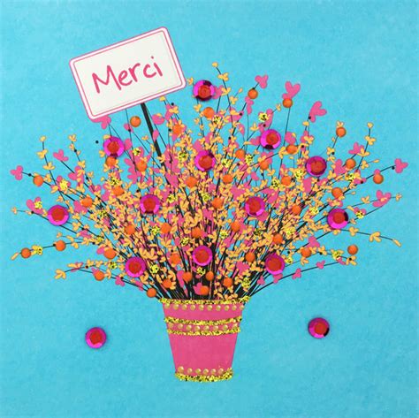 Merci Flowers N1661 1 Pack Of 5 Jaab Cards