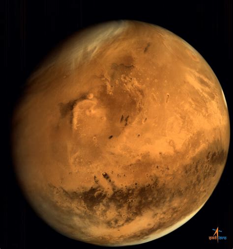 New Global Mars Image From Mars Orbiter Mission Features Gale Crater