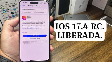 APPLE LIBEROU O IOS 17 4 RC YouTube