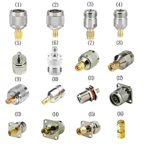 5pcs N Type Male Female To Rp Sma Sma Male Female Rf Connector Adapter Test Converter 