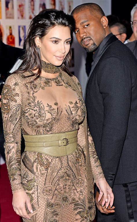 Kim Kardashian Goes Sheer In Naked Dress At Vogues 100 Gala E News