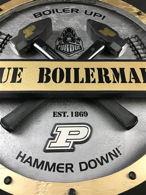 Purdue Hammer Sign Etsy