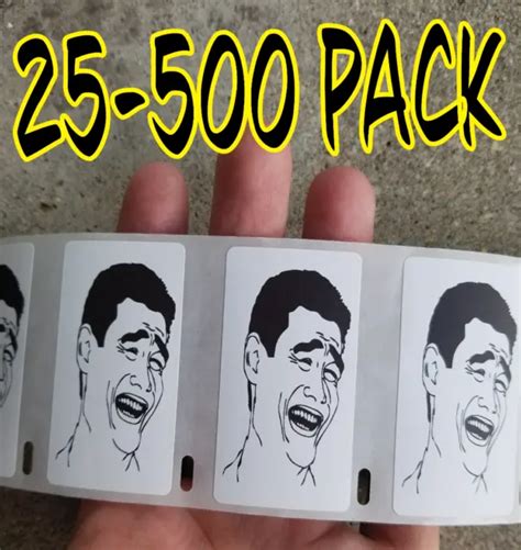 yao ming bi ch plz meme 25 1000 pack stickers gag prank decal labels 2 87 picclick