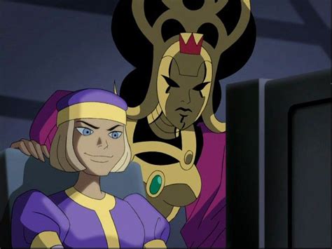 Morgaine Le Fay And Her Son Art Dc Universe Skeletor