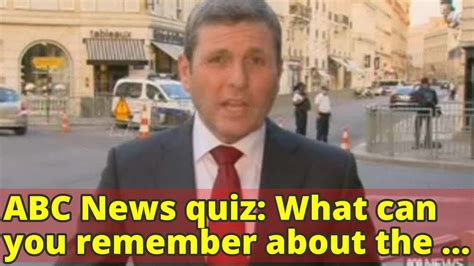 Abc News Quiz What Can You Remember About The Biggest News Stories Of 2017 Youtube