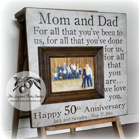 Check spelling or type a new query. 50th Anniversary Gifts For Parents, For All That You Have ...