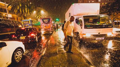 Nairobi Photos In The Rains How Kenyans Cope With The Chaos Of Their