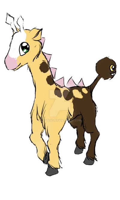 Pokemon #203 Girafarig! by Kittexs on DeviantArt