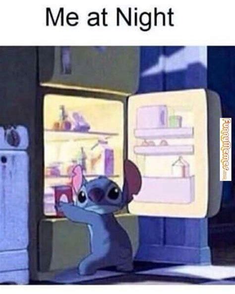 Me Every Night I Relate To Stitch So Much What Disney Character Do