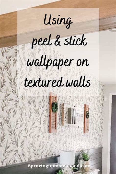 Review Of My Wallpaper On Textured Walls Sprucing Up Mamahood Peal