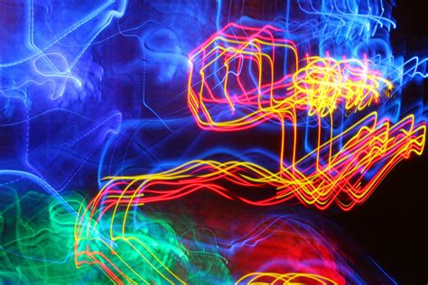 Long Exposure Light Painting Colorful Hd Wallpapers