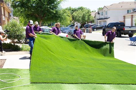 How To Install Turf At Home Big Roll Installation Golf And Sport