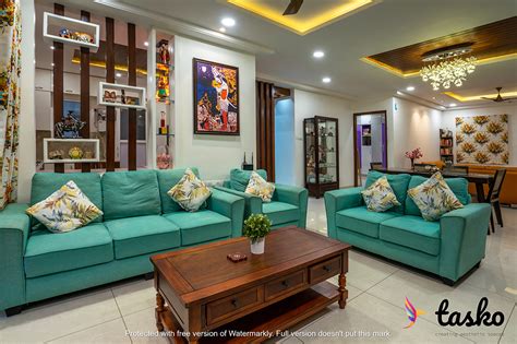 Beautiful Living Room Design In Gachibowli Hyderabad Best Interior