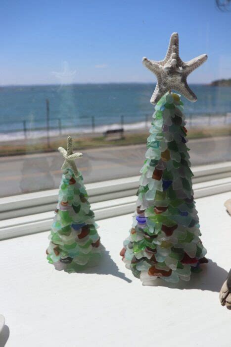 You Can Get Sea Glass Christmas Trees That Brings The Beach To You