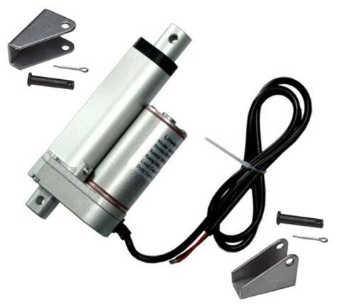 Linear Actuator With Brackets Stroke Pound Max Lift Volt Dc