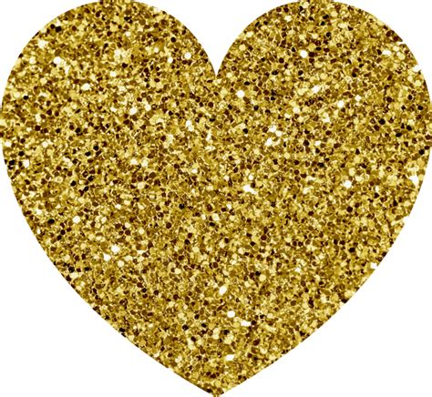 Glittery Gold Hearts Wallpaper Sticker Tenstickers