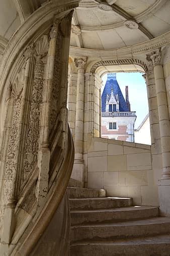 Château De Chantilly Handrail Staircase France Pikist
