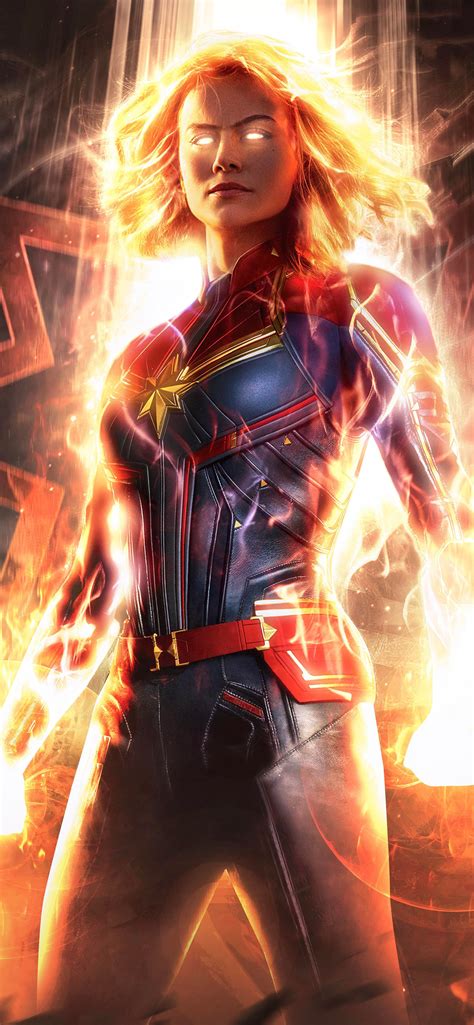 Captain marvel imax poster hq image free wallpaper. 1242x2688 Captain Marvel Official Art 4k Iphone XS MAX HD ...