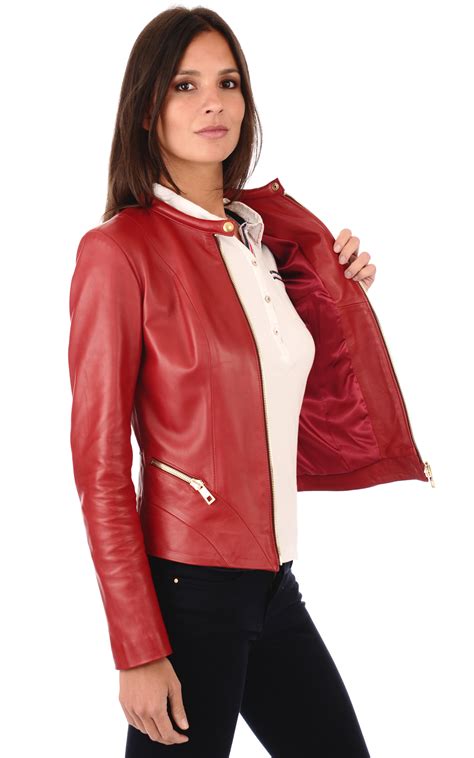 Sélection cuirs guignard de blousons en cuir pour femme de qualité : Blouson Cuir Femme La Canadienne - La Canadienne - Blouson ...
