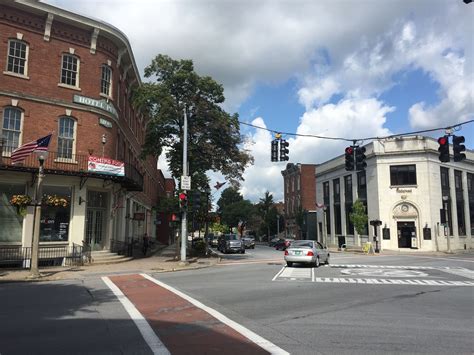 Downtown Bennington Vermont Paul Chandler August 2017