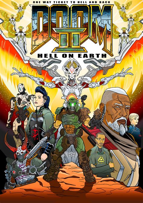 Doom 2 Hell On Earth Cover By Jarol Tilap On Deviantart