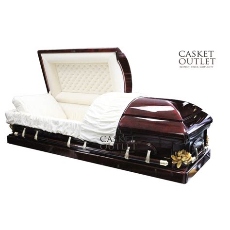 Wood Casket Monarch Mahogany Wood Casket Funeral Casket Outlet