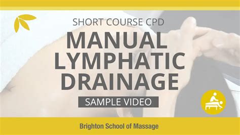Manual Lymphatic Drainage Course Iphm And Fht Accredited
