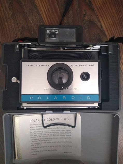 Vintage Polaroid 210 Automatic Land Camera With Manual And Etsy