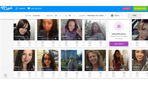 It's totally free to create a profile, browse your matches, and exchange messages with women who pay to use the site. Cupid Review💗 Update September 2020,Find your mate