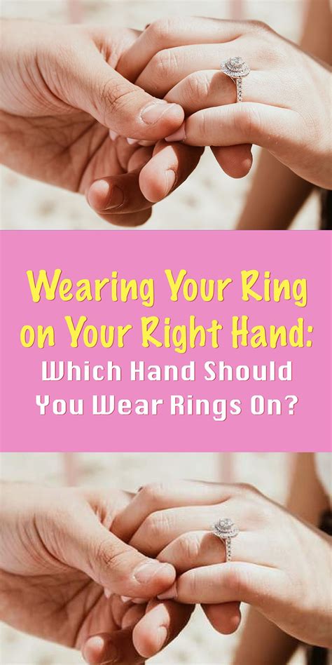 meaning behind wearing your wedding ring on your right hand how to wear rings how to wear