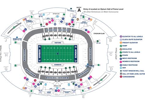 Ideas Dallas Cowboy Stadium Seating Chart With Interactive Seat Map