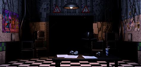 Cinema4d Five Nights At Freddys 2 Office By Gabocoart On Deviantart