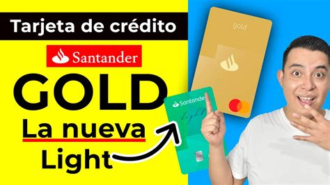 Nueva Tarjeta Santander Gold Tarjeta De Credito Santander Oro