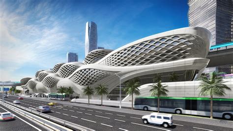 New construction photos of Zaha Hadid Architects-designed metro station reveal a true feat of ...