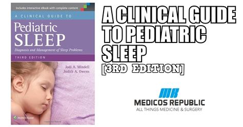 A Clinical Guide To Pediatric Sleep Diagnosis And Management Of Sleep