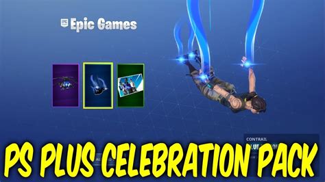 Fortnite Playstation Plus Celebration Pack New Free Items Youtube