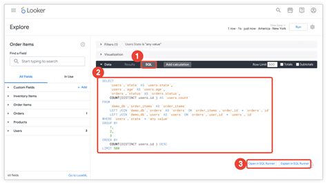 Using Sql Runner To Create Queries And Explores Looker Google Cloud