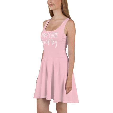 Kinky Cloth Daddy S Little Fuck Toy Skater Dress Lightweight And Slim Design Kinky Cloth