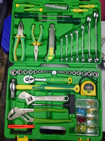 Jual Tekiro Kunci Tool Set Mechanic Tools 60 Pcs Tekiro Box Plastik Di